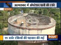Overhead water tank collapses in Ahmedabad; none hurt