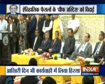 CJI Gogoi attends farewell function on last working day