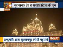 Devotees gather at Gurudwara to celebrate the 550th birth anniversary of Guru Nanak Dev ji