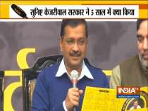 Delhi CM Arvind Kejriwal presents AAP government