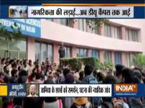 Anti-CAA stir: Students hold protest at Delhi University’s Art Faculty