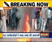 CAA Protest: Rashtriya Janata Dal workers hold protest in Patna