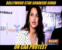 Dabangg 3 actress Sonakshi Sinha opens up on CAA protests in the country