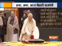 PM Modi, Amit Shah and others pay tribute to former PM Atal Bihari Vajpayee on his birth anniversary