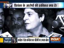 Priyanka Gandhi alleges of being manhandled by woman cop in Lucknow, UP Police rejects claim