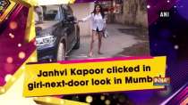 Janhvi Kapoor clicked in girl-next-door look in Mumbai