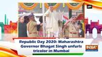 Republic Day 2020: Maharashtra Governor Bhagat Singh unfurls tricolor in Mumbai