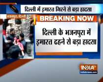 VIDEO: Building collapses in Delhi