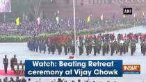 Watch: Beating Retreat ceremony at Vijay Chowk