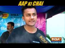 AAP Ki Chai: MBA graduate sets up tea stall outside AAP office; says impressed by Kejriwal