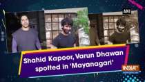 Shahid Kapoor, Varun Dhawan spotted in 