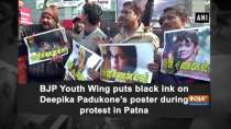 BJP Youth Wing puts black ink on Deepika Padukone