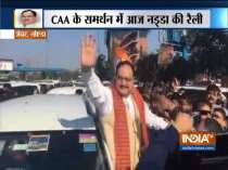 Greater Noida: JP Nadda holds rally in support of CAA