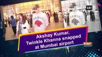 Akshay Kumar, Twinkle Khanna snapped at Mumbai airport