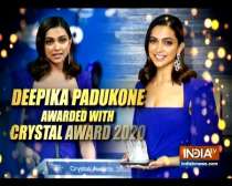 Deepika Padukone receives Crystal Award at World Economic Forum