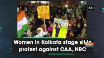 Women in Kolkata stage sit-in protest against CAA, NRC
