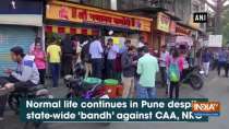 Normal life continues in Pune despite state-wide 