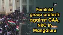 Feminist group protests against CAA, NRC in Mangaluru