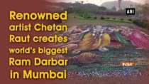 Renowned artist Chetan Raut creates world"s biggest Ram Darbar in Mumbai