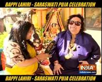 Bappi Lahiri celebrates Saraswati Puja on Basant Panchami