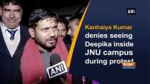 Kanhaiya Kumar denies seeing Deepika inside JNU campus during protest
