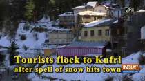 Tourists flock to Kufri after spell of snow hits town