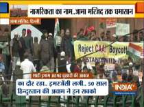 Massive protest against CAA, NRC at Delhi