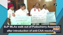 BJP MLAs walk out of Puducherry Assembly after introduction of anti-CAA resolution