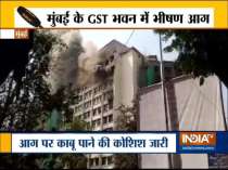 Mumbai: Fire brakes out in GST Bhavan in Mazgaon area