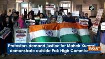 Protestors demand justice for Mahek Kumari, demonstrate outside Pak High Commission