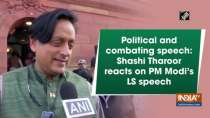 Political and combating speech: Shashi Tharoor reacts on PM Modi