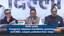 Delhi polls: Congress releases manifesto, promises anti-NRC, Lokpal, pollution-free steps