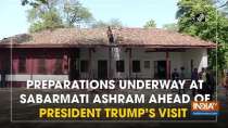Preparations underway at Sabarmati Ashram ahead of President Trump