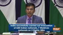 India successfully carried out evacuation of 640 Indian nationals: MEA