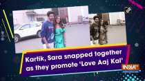 Kartik, Sara snapped together as they promote 