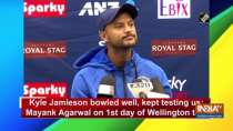 Kyle Jamieson bowled well, kept testing us: Mayank Agarwal on 1st day of Wellington test