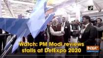 Watch: PM Modi reviews stalls at DefExpo 2020