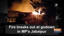 Fire breaks out at godown in MP