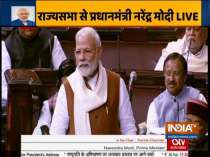 PM Modi delivers Motion of Thanks in Rajya Sabha
