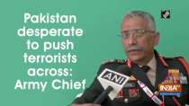 Pakistan desperate to push terrorists across: Army Chief