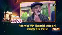 Former VP Hamid Ansari cast his vote