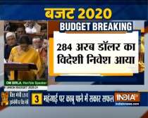 Budget 2020: Finance Minister Nirmala Sitharaman recites a verse in Kashmiri