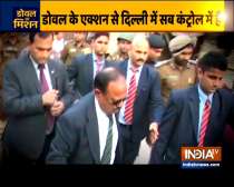 NSA Ajit Doval Visits Ground Zero Of Violence-Hit Northeast Delhi; Says Situation Under Control
