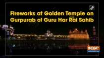 Fireworks at Golden Temple on Gurpurab of Guru Har Rai Sahib