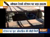 Footover bridge collapses at Bhopal Railway Station, several injured