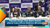 Rajnath Singh, Gen Bipin Rawat attend India-Africa Defence Ministers
