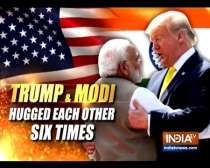PM Modi welcomes Donald Trump with six warm hugs