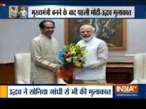 Uddhav Thackeray meets PM Modi, Sonia Gandhi