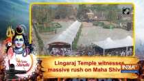 Lingaraj Temple witnesses massive rush on Maha Shivratri