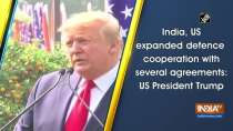 India, US expanded defence cooperation with several agreements: US President Trump
